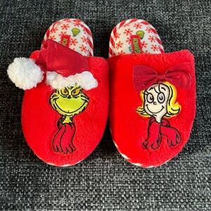 Girls’ Grinch and Cindy Lou Slippers Size 11/12